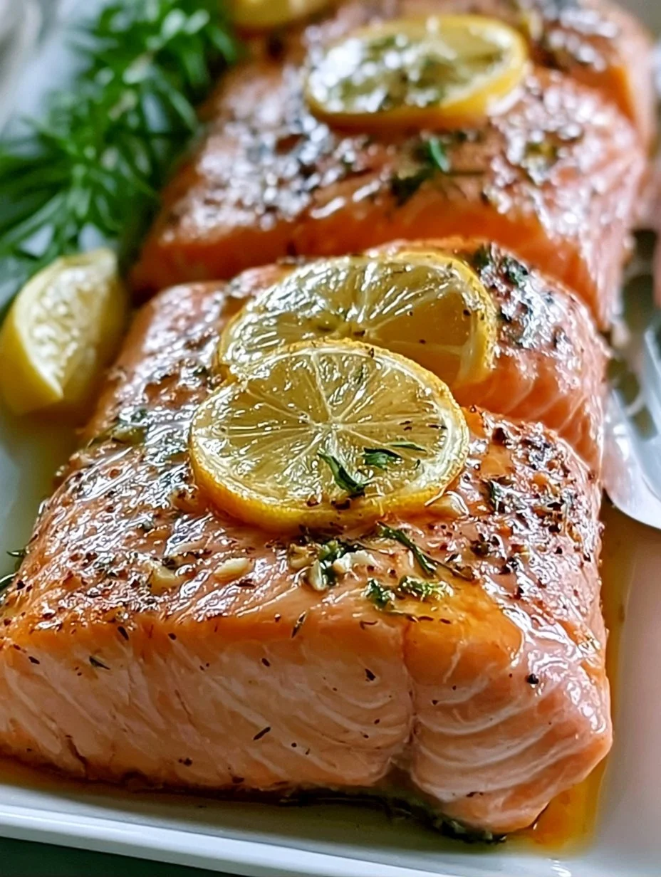 Köstliches und super saftiges Lachsfilet aus dem Ofen