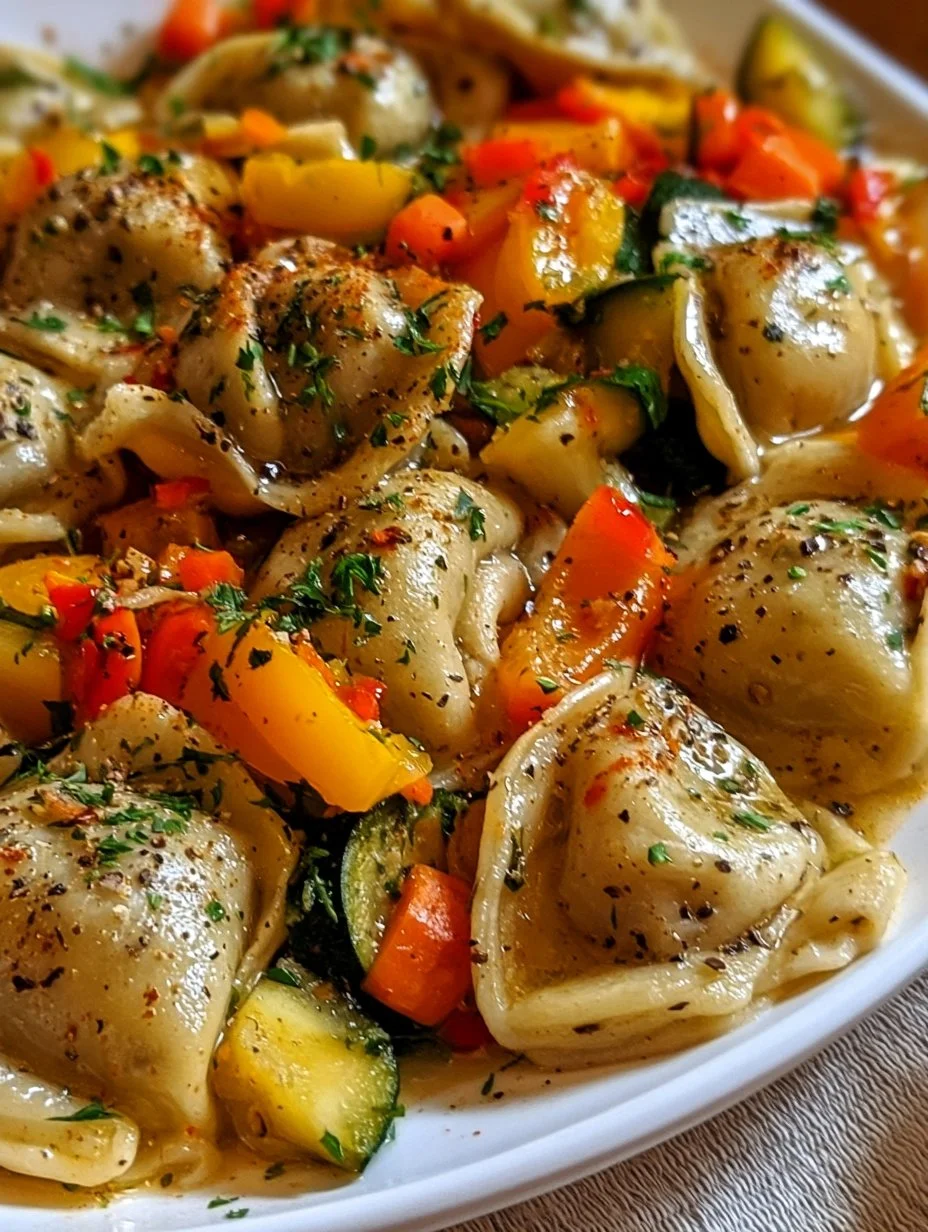 Maultaschenpfanne mit Gemüse