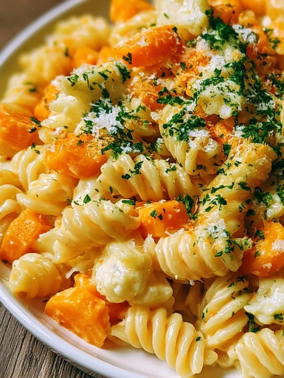 One Pot Pasta mit Möhre, Kohlrabi & Frischkäse