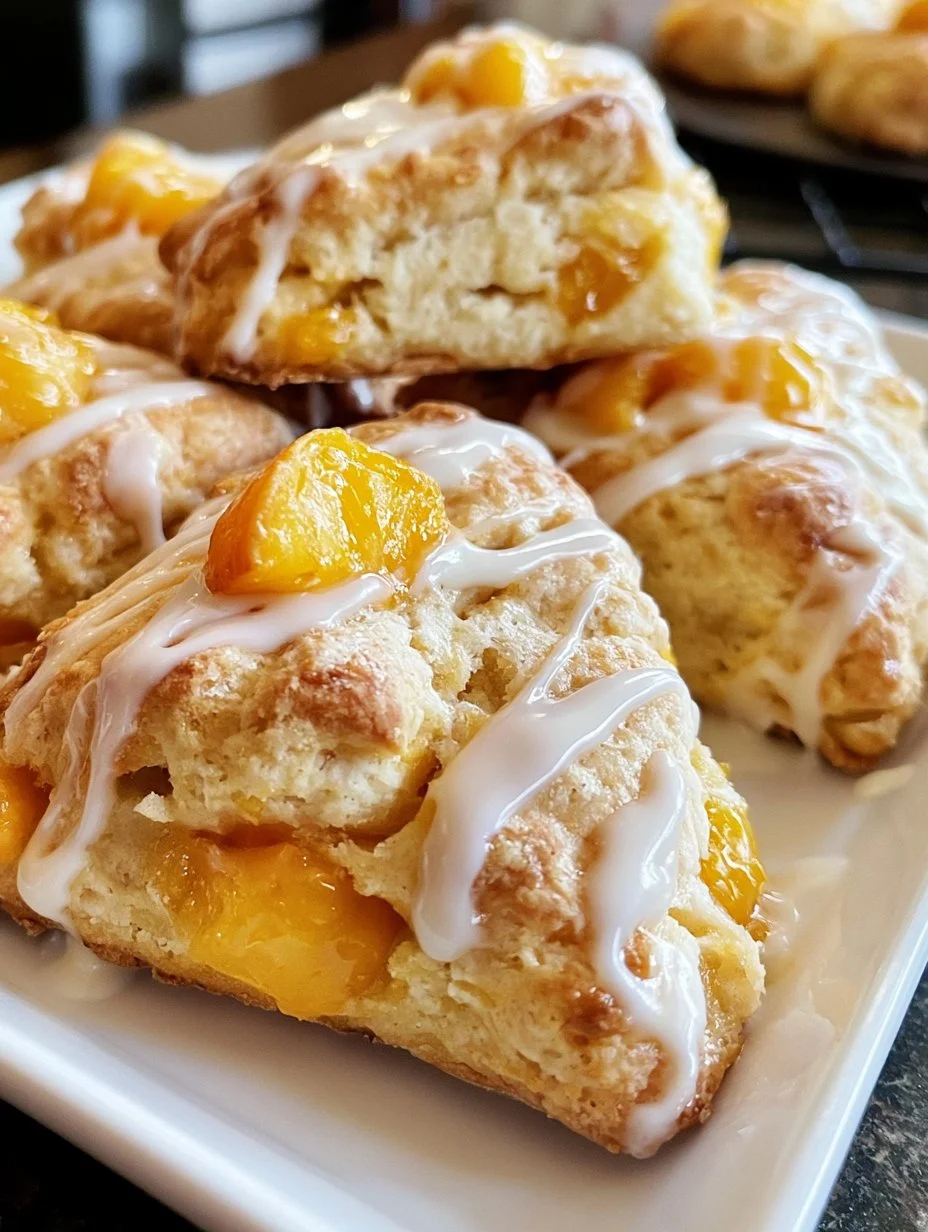 Pfirsich-Scones