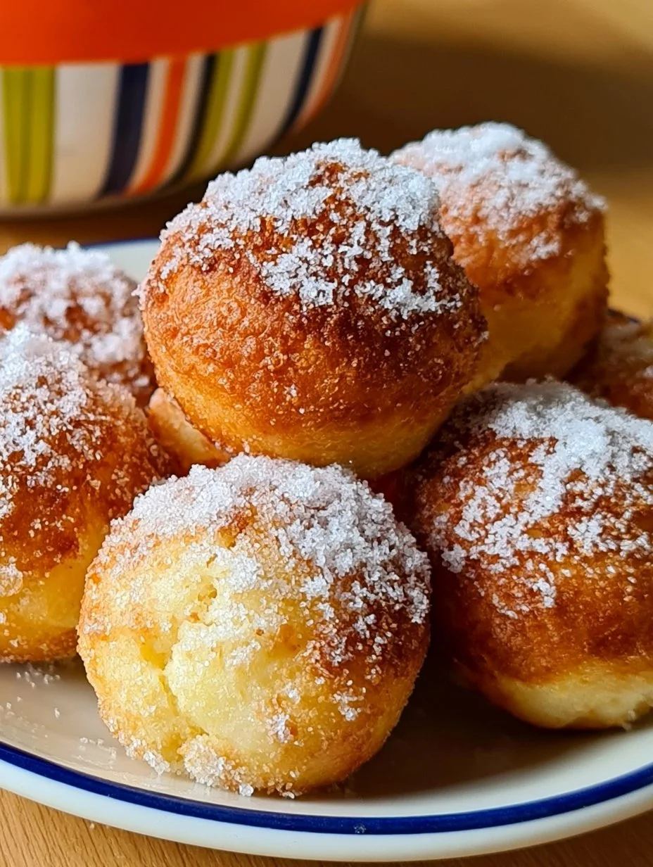 Quarkbällchen in der Heißluftfritteuse