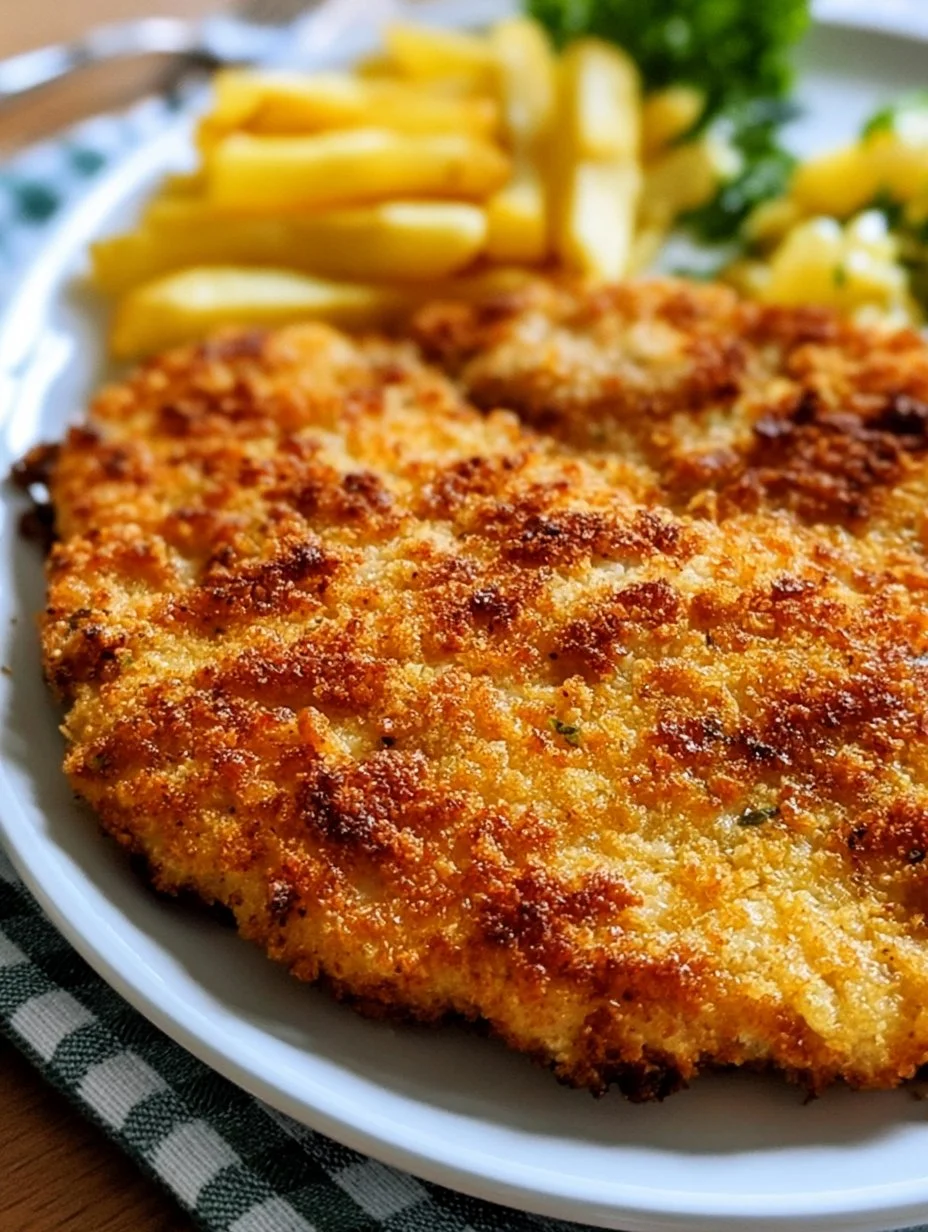 Schnitzel in der Heißluftfritteuse