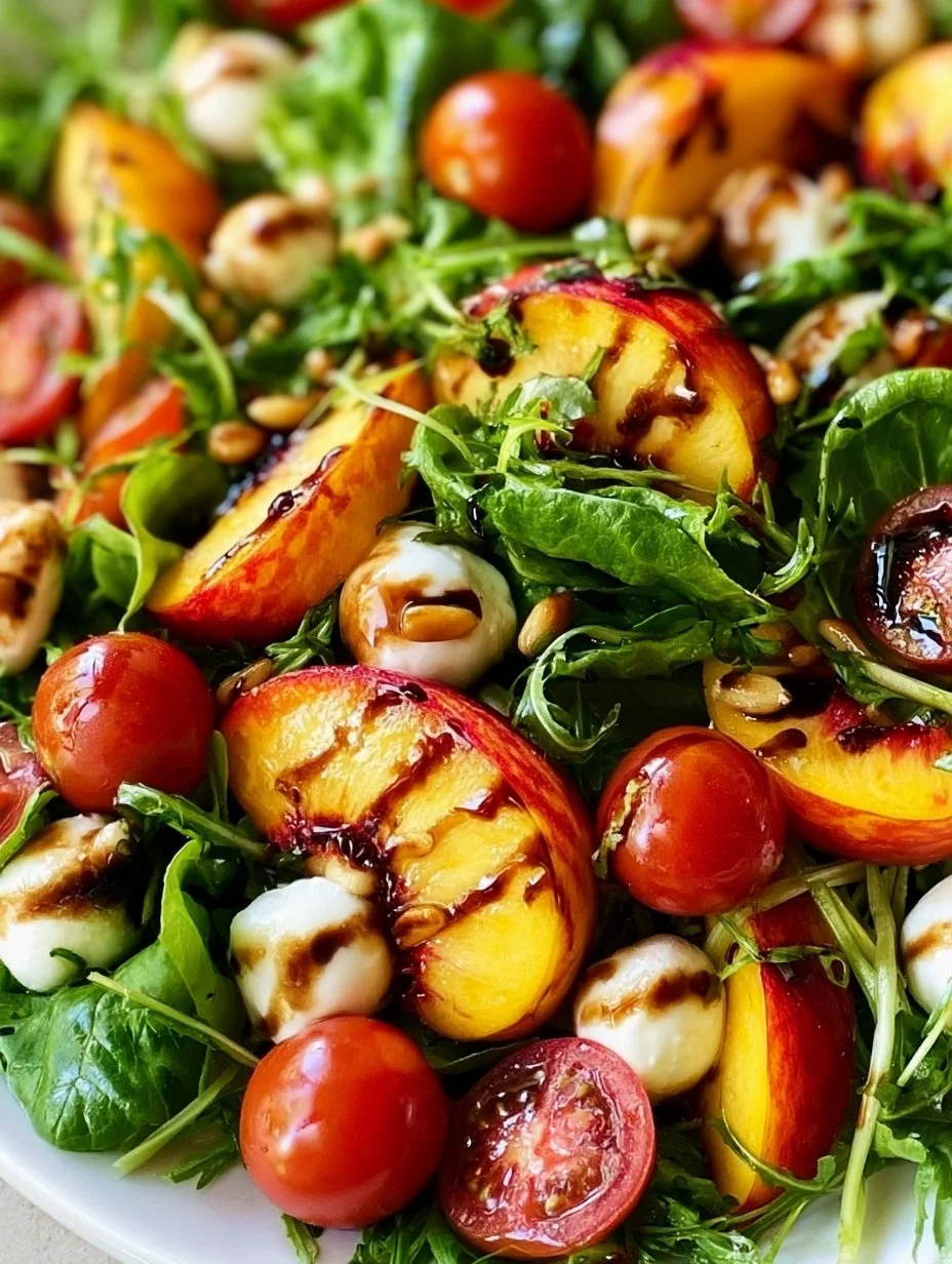 Sommersalat mit Nektarine