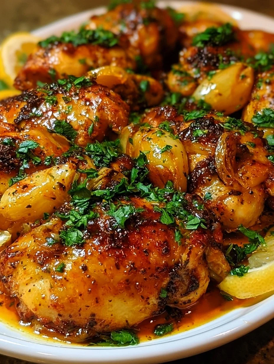 Spanisches Knoblauchhähnchen