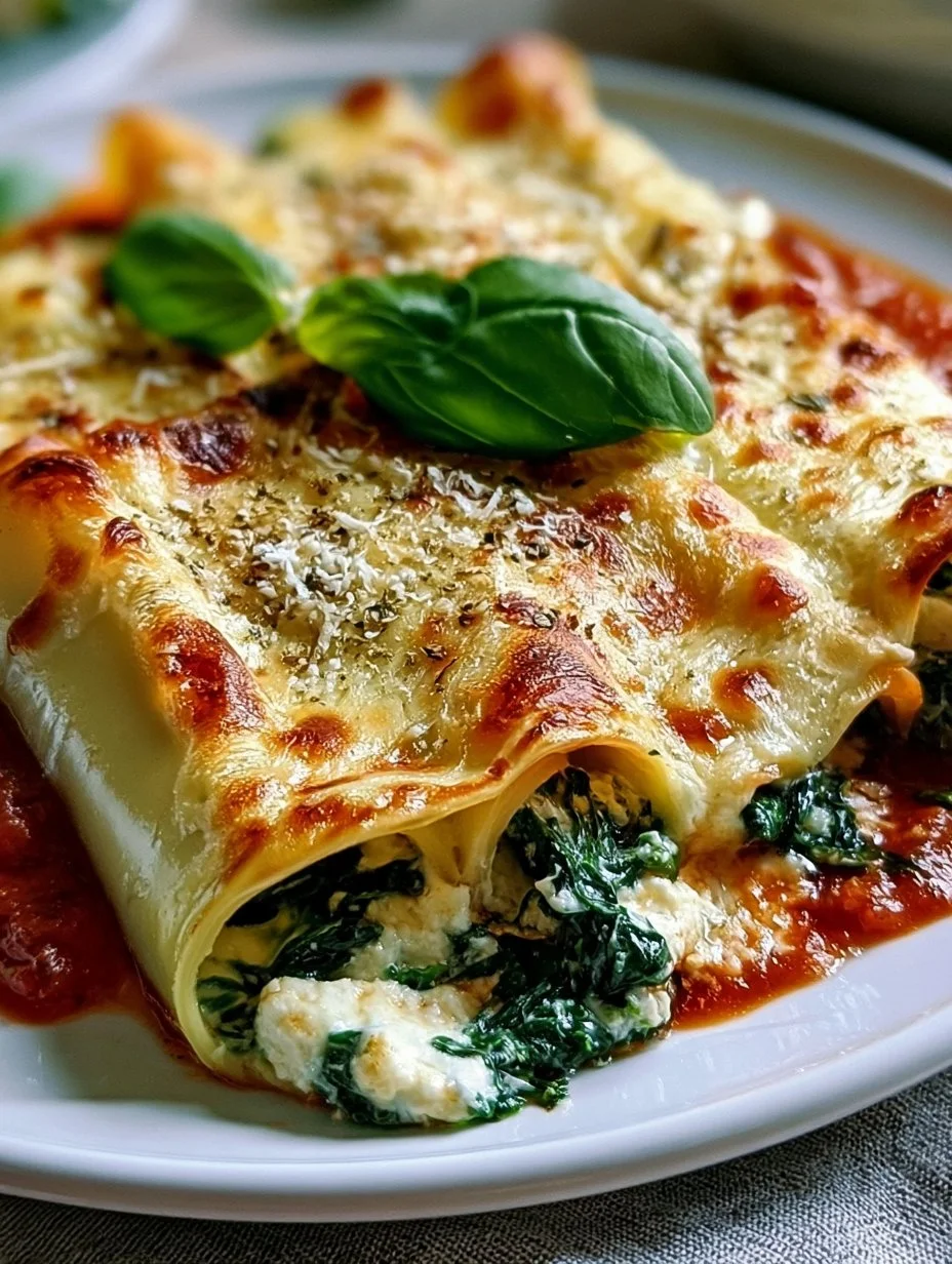 Spinat-Ricotta- Cannelloni Rezept