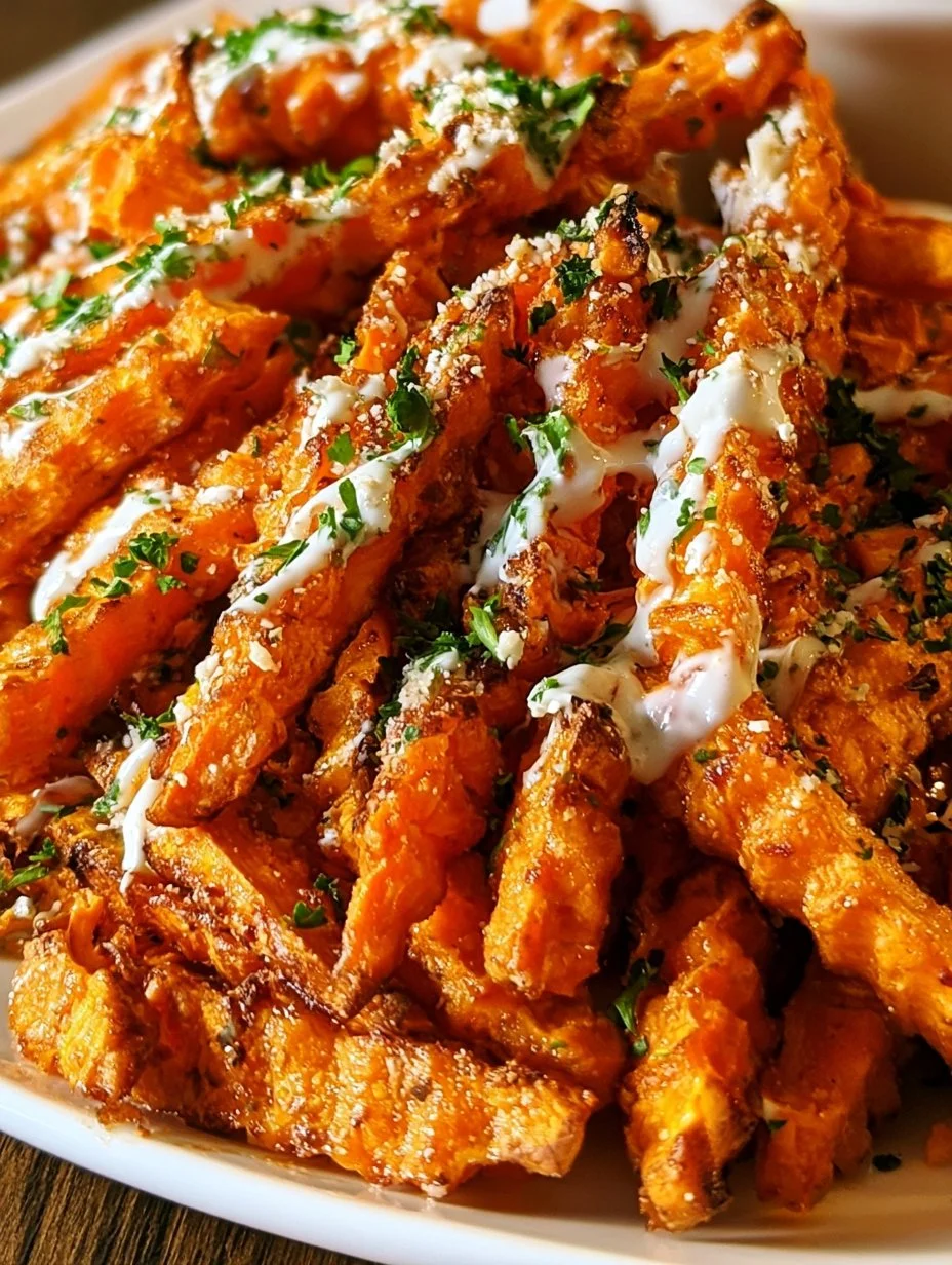 Süßkartoffel-Pommes aus der Heißluftfritteuse