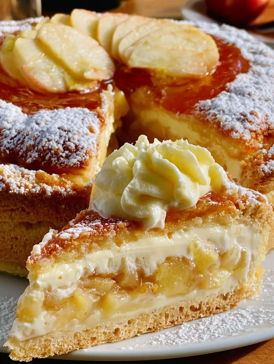 Apfeltorte mit Eierlikörcreme