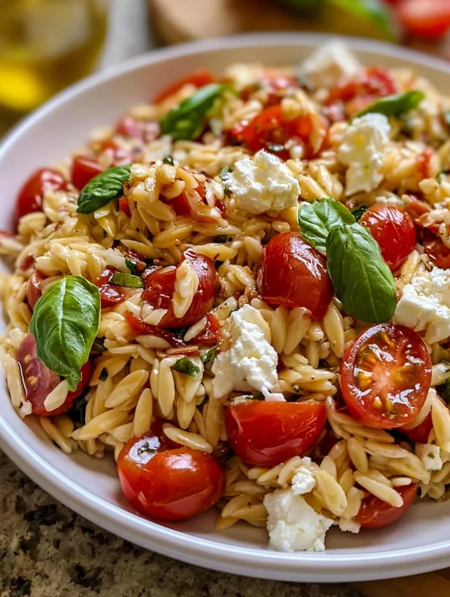 Italienischer Orzo-Nudelsalat