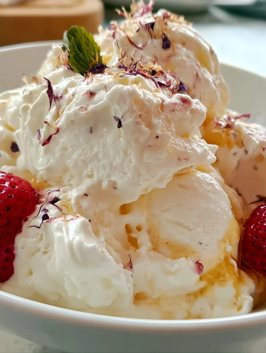 Joghurt Eis ohne Eismaschine