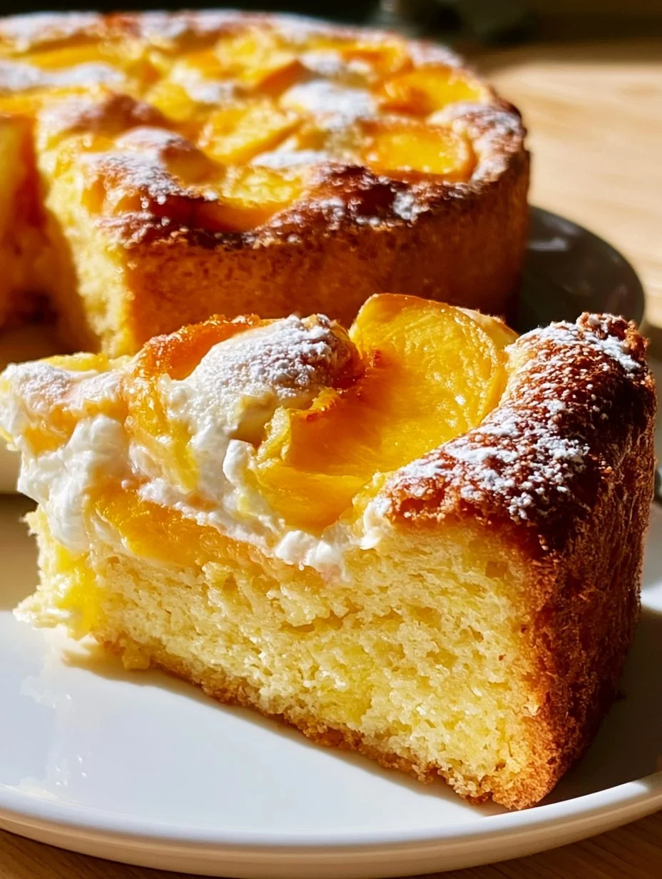 Pfirsich-Schmand- Kuchen Rezept