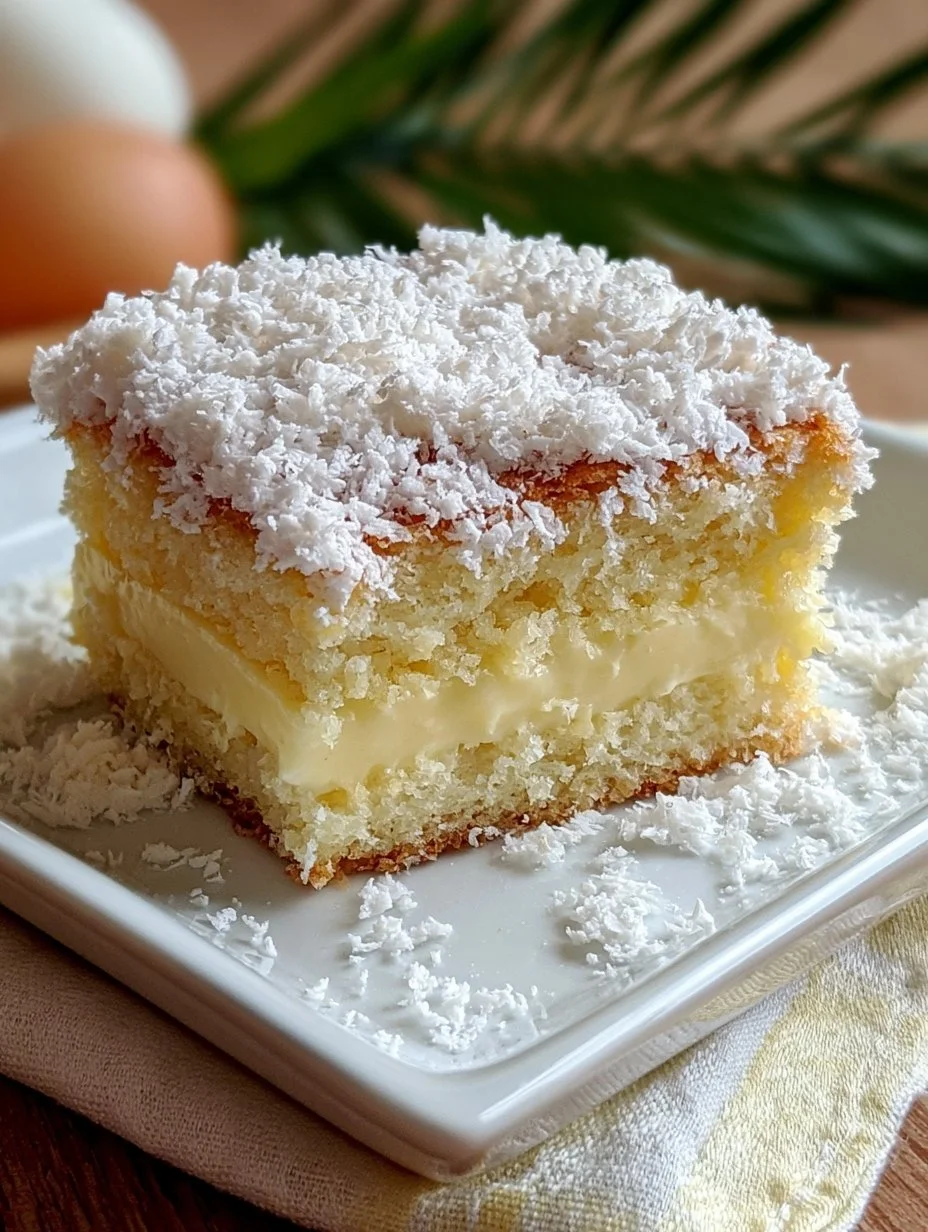 Saftiger Kokosnusskuchen