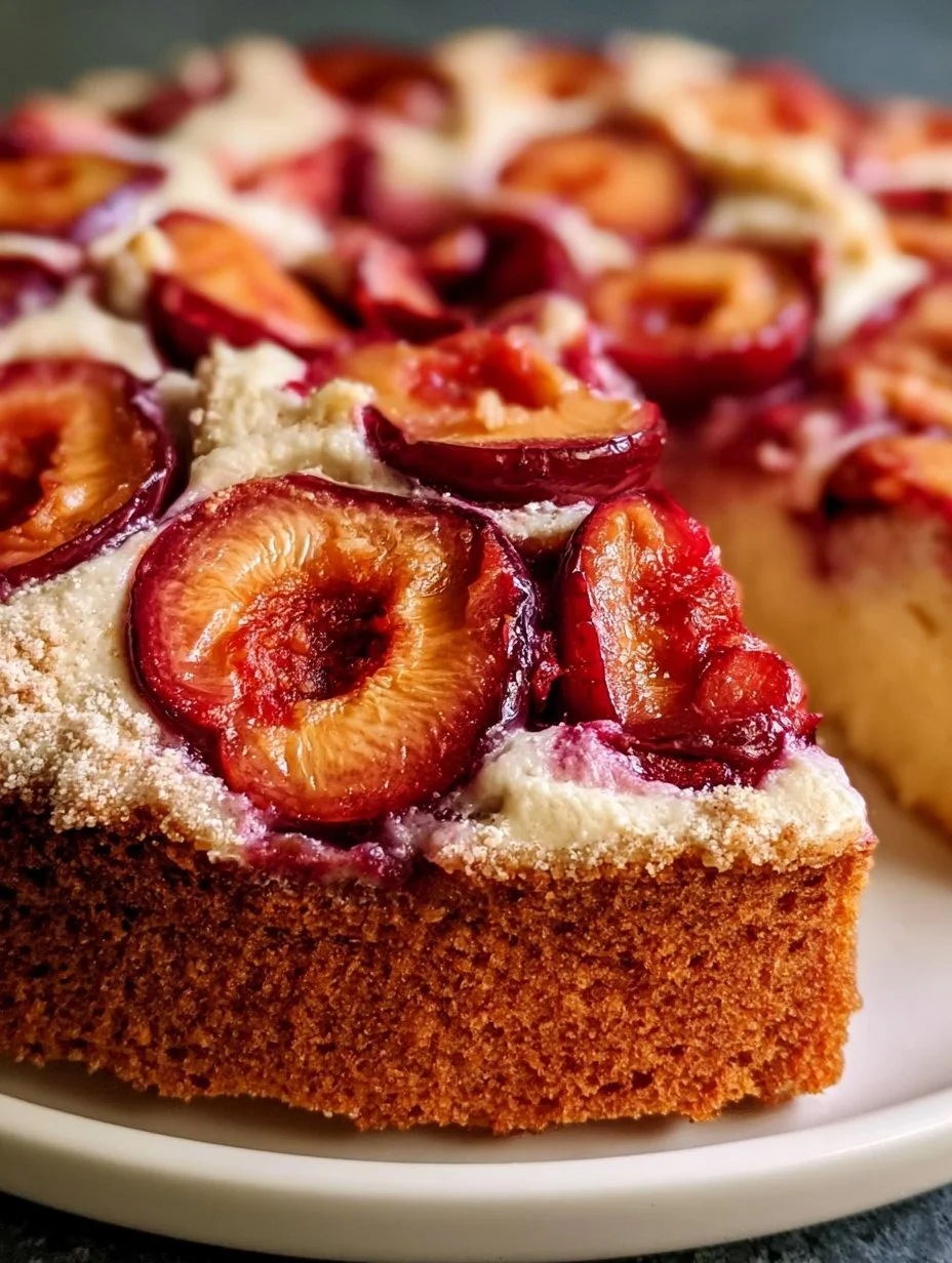 Schneller Zwetschgenkuchen mit Schmandguss
